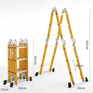 Scala in Alluminio Portatile a Lunga Durata, Scala in Alluminio Direttamente dalla Fabbrica a Prezzo Conveniente - Product Image 5