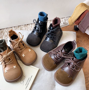 Botas para Bebés y Niños Pequeños, Botas Cortas hasta el Tobillo, Botas Escolares para Niños, Zapatos Marrones para Bebés - Product Image 3