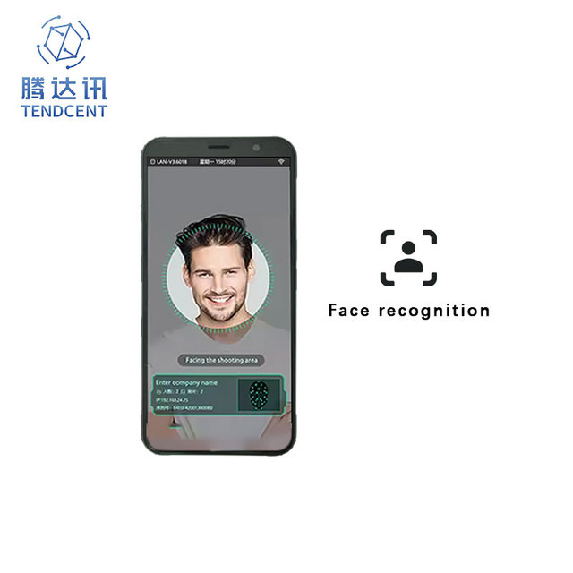 Portable Handheld Attendance Terminal Facial Recognition IC/NFC Card Compatibility 4G WiFi Biometric with Battery Open SDK API