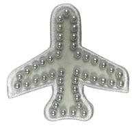 Alphabet Pearl Rhinestone Words Iron Patch Applique