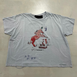 <span class=keywords><strong>T</strong></span>-<span class=keywords><strong>Shirt</strong></span> Oversize da Uomo Streetwear Hip Hop con Grafica, Maglietta Casual a Maniche Corte in Cotone, Moda Estiva, Vestibilità Ampia, Top da <span class=keywords><strong>Skateboard</strong></span> OEM - Product Image 2