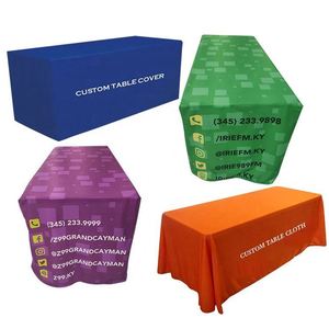 Custom Heavy Duty <b>Table</b> <b>Cloth</b> Easy to Clean Washable <b>Table</b> <b>Cloths</b> Customizable Colors Trade Show Display <b>Table</b> <b>Cloth</b> - Product Image 1