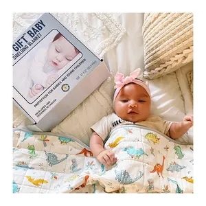Selimut bayi katun murah penghalang radiasi untuk perlindungan 99% dari radiasi nirkabel dan SleepGift sinyal Microwave