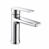 Robinet de lavabo en gros au meilleur prix, mitigeur de salle de bain à poser, chromé, monotrou