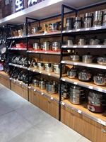 Étagères de magasin en métal de haute qualité, rayonnages de supermarché, étagères en bois, rayonnages en métal gondole