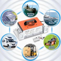 Chargeur de batterie SLA 60V 5A pour scooter électrique, Ebile Rickshaw, moto, chariot élévateur, chargeur de batterie au plomb-acide 60V