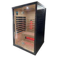 Sauna de Infrarrojos de Espectro Completo con Calefacción de Carbono para 2 Personas, en Stock, para Fortalecer la Inmunidad