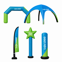 Tente araignée gonflable portable, auvent personnalisé avec logo, dôme gonflable pour salon professionnel, événement sportif, publicité