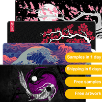 Tapis de souris XXL en gros, grand tapis de souris de jeu personnalisé avec sac à cordon, impression de logo personnalisée, tapis de souris par sublimation