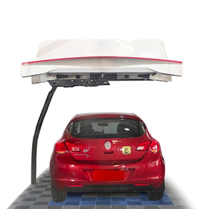 Lavadora de autos eléctrica con cubierta de plástico roja para limpieza automática de vehículos - Product Image 1