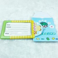 Sublimation de luxe souple Pvc Anime Kpop porte-cartes en plastique porte-cartes d'identité personnalisation porte-cartes entraîneur