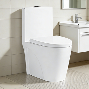 Inodoro de Una Pieza Fohome Modernos de Alta Calidad, Sanitario de Una Pieza - Product Image 1