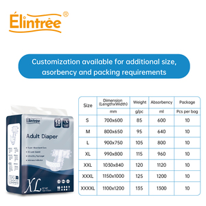 Pañales para Adultos, Alta Absorción, Desechables, Ropa Interior para Incontinencia para Personas Mayores, Venta al por Mayor OEM, Paquete de 30 Piezas - Product Image 5