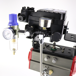Válvula de Bola Segmentada Tipo V de Acero Inoxidable 304 DN65, de 2 Vías, Accionamiento Neumático y Manual, para Agua, Personalizable OEM - Product Image 3