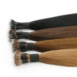 Extensions de cheveux naturels indiens Remy Piano Nano Tip, sans couture, livraison directe - Product Image 4