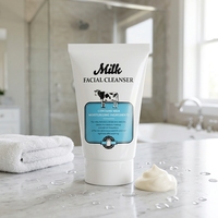 Nettoyant visage moussant laiteux, contrôle du sébum, affinant les pores, soin de la peau pour hommes et femmes