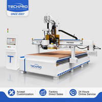 Routeur CNC ATC avec banc de perçage et broche horizontale pour trous de panneaux d'armoires avec enceinte de protection