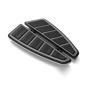 Nouvelles plateformes de moto, repose-pieds pour conducteur, aluminium noir, pour Road <span class=keywords><strong>Electra</strong></span> Glide Street Glide Softail - Product Image 5