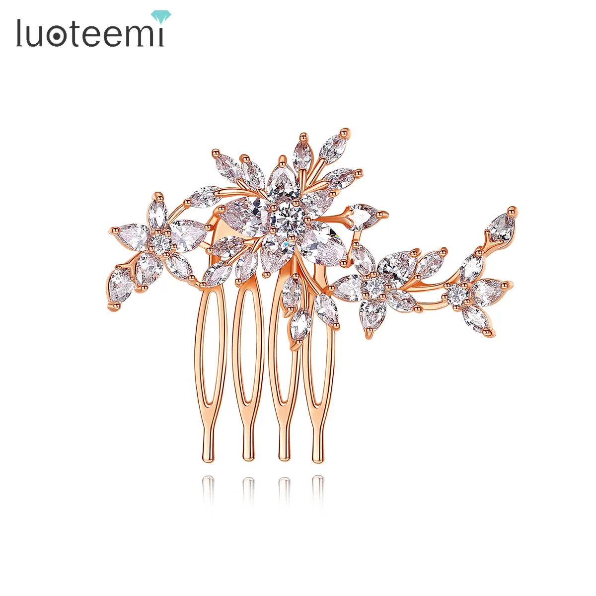 LUOTEEMI Gros Accessoires De Cheveux De Luxe De Mariage En Cristal Brddal Peigne À Cheveux Pour Mariage Décoration De Cheveux