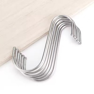 ステンレス鋼材料のS字型コイルフック10.0mm長さとカスタマイズされたワイヤ直径 - Product Image 3