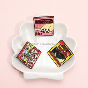 Artisanat en métal personnalisable populaire mignon drôle «je suis le Snack Punky» dur doux émail broche Snack drôle épinglettes accessoire - Product Image 3