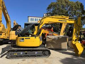 Excavadora de cadenas usada con pocas horas de uso, miniexcavadora Komatsu PC78 78US de alta calidad con piezas a la venta, Japón - Product Image 3