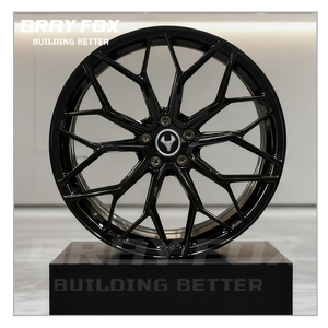 Rines GRAYFOX Personalizados en Negro Brillante de 17, 18, 19 y 20 Pulgadas, Forjados, 5X114.3, 5X120, para Autos de Pasajeros <span class=keywords><strong>AUDI</strong></span> <span class=keywords><strong>A4</strong></span> B6 <span class=keywords><strong>B7</strong></span> B8 B9 S4 A6 C6 BENZ - Product Image 1