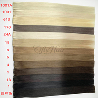 Extensions de Cheveux Humains Européens 100% Remy Vierge de Qualité Luxe, Lisses, Ondulés, Trame Invisible, Double Trame, Trame Genius, Vente Chaude