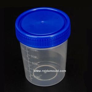<span class=keywords><strong>Urine</strong></span> et matières fécales en plastique jetables médicales personnalisées pour les tailles de 40ml et 60ml de tasses d'essai de moule de chapeau - Product Image 5
