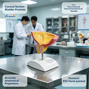 Modèle de section transversale de la vessie et de la prostate pour l'enseignement en <span class=keywords><strong>urologie</strong></span> des écoles de médecine et la formation clinique CE/ISO/ROHS/CNAS - Product Image 1