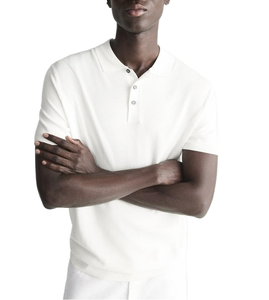 2024 Verano de lujo de algodón para <span class=keywords><strong>hombre</strong></span>, Camiseta de punto Polo <span class=keywords><strong>sin</strong></span> mangas corta, suéter de cuello redondo personalizado de gama alta - Product Image 6