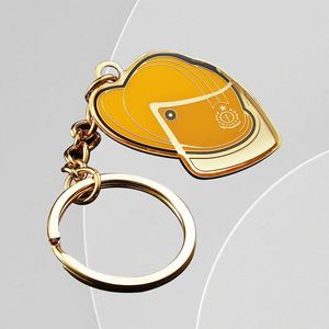 Porte-clés en plastique en gros avec estampage à chaud, porte-clés modernes et mignons en peluche avec technique d'émail dur, style médaille en alliage et métal - Product Image 6