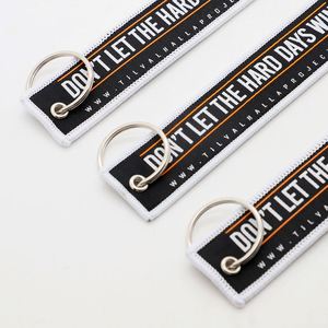Porte-clés brodé personnalisé avec citation inspirante pour les collectes de fonds des organisations caritatives et les événements de sensibilisation à la santé mentale - Product Image 2