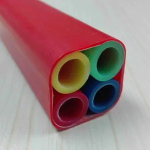 免费样品，高密度聚乙烯 (HDPE) 微管道，气吹光纤，涂硅，彩色，管道