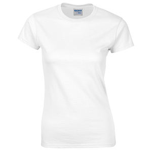Camiseta Casual en Blanco para Mujer con Estampado Multicolor, Moda para Damas con Logotipo Promocional de Algodón Orgánico de Primera Calidad - Product Image 2