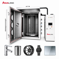 Machine de placage ionique sous vide horizontale AsiaLink pour grandes pièces en acier inoxydable, alliage, verre, céramique et plastique