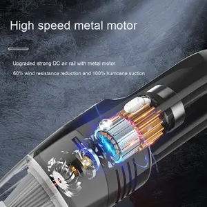 Aspiradora Inalámbrica Portátil de Mano de 7.4V para Auto y Hogar, de Doble Uso, para Eliminar el Polvo, Herramientas de Limpieza para Autos, Ventanas - Product Image 5