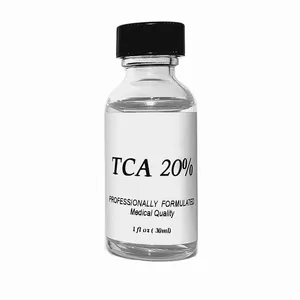 Solution d'épluchage de marque privée TCA 20% Peels chimiques Solution d'épluchage de la peau Sérum blanchissant pour les soins de la peau