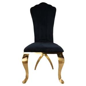 <span class=keywords><strong>Chaise</strong></span> de mariage <span class=keywords><strong>louis</strong></span> en acier inoxydable, mobilier d'hôtel OEM ODM de luxe pour événement - Product Image 2