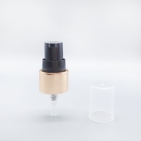 Pompe de traitement de crème personnalisée 20 410 tête fine parfum micro brillant argent brouillard pompe de pulvérisation en aluminium