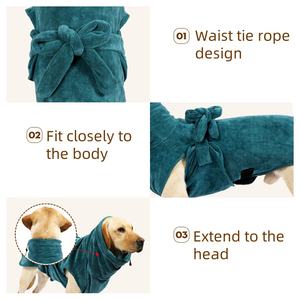 नए कुत्ते स्नान के तौलिए मजबूत पानी के अवशोषण और त्वरित सुखाने मध्यम और बड़े कुत्ते के सहायक उपकरण - Product Image 4