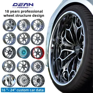 Cerchi Forgiati Personalizzati DEAN FORGED in Alluminio 6061-T6, Design Concavo, Nuovi da 16-24 Pollici per Modifiche Auto con Garanzia di 3 Anni - Product Image 1