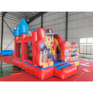 Château gonflable d'extérieur Paw Patrols, combo <span class=keywords><strong>de</strong></span> <span class=keywords><strong>jeux</strong></span> gonflables, structure gonflable <span class=keywords><strong>de</strong></span> dessin animé avec toboggan pour enfants - Product Image 3