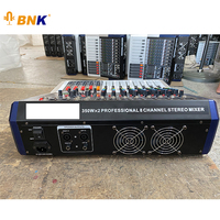 Mélangeur Sonore et Amplificateur de Puissance Professionnel BNK 8 Canaux avec Enceintes – Contrôleur DJ/Console Audio
