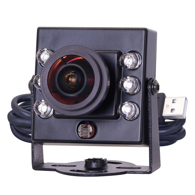 3206 1080P OV2710 Mini USB Industrial Camera 2.7mm 110Degrees Distortionless Lens 940 Night Vision Infrared for Machine Vision
