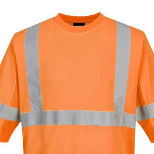 Camisa de Seguridad de Alta Visibilidad con Certificación ANSI/ISEA 107, 100% Poliéster, Manga Larga con Rayas, Uniforme de Trabajo Industrial para Hombre - Product Image 3