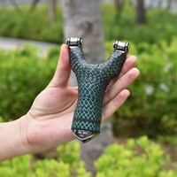 Nouvelle Fronde de Chasse Robuste à Roulements Multiples, Fronde Professionnelle en Métal avec Bande Élastique pour Tir en Extérieur et Pêche