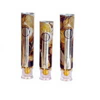 Tube de dentifrice cylindrique en aluminium-plastique pour hôtel, diamètre 12,7-35 mm, bouchon à vis, impression UV personnalisée, cosmétique