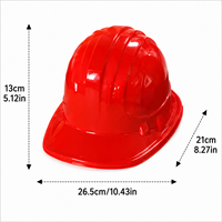 Casque de chantier créatif pour enfants, jouet en plastique, accessoire de déguisement pour Halloween, anniversaire, spectacle, événements