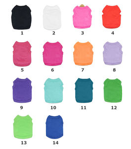 कुत्ते की शर्ट, पालतू जानवर के कपड़े, खाली कपड़े, पिल्ला बनियान, टी-शर्ट, बिना आस्तीन की पोशाक, बिल्लियों के लिए कुत्ते के नरम और सांस लेने योग्य परिधान पोशाक - Product Image 6